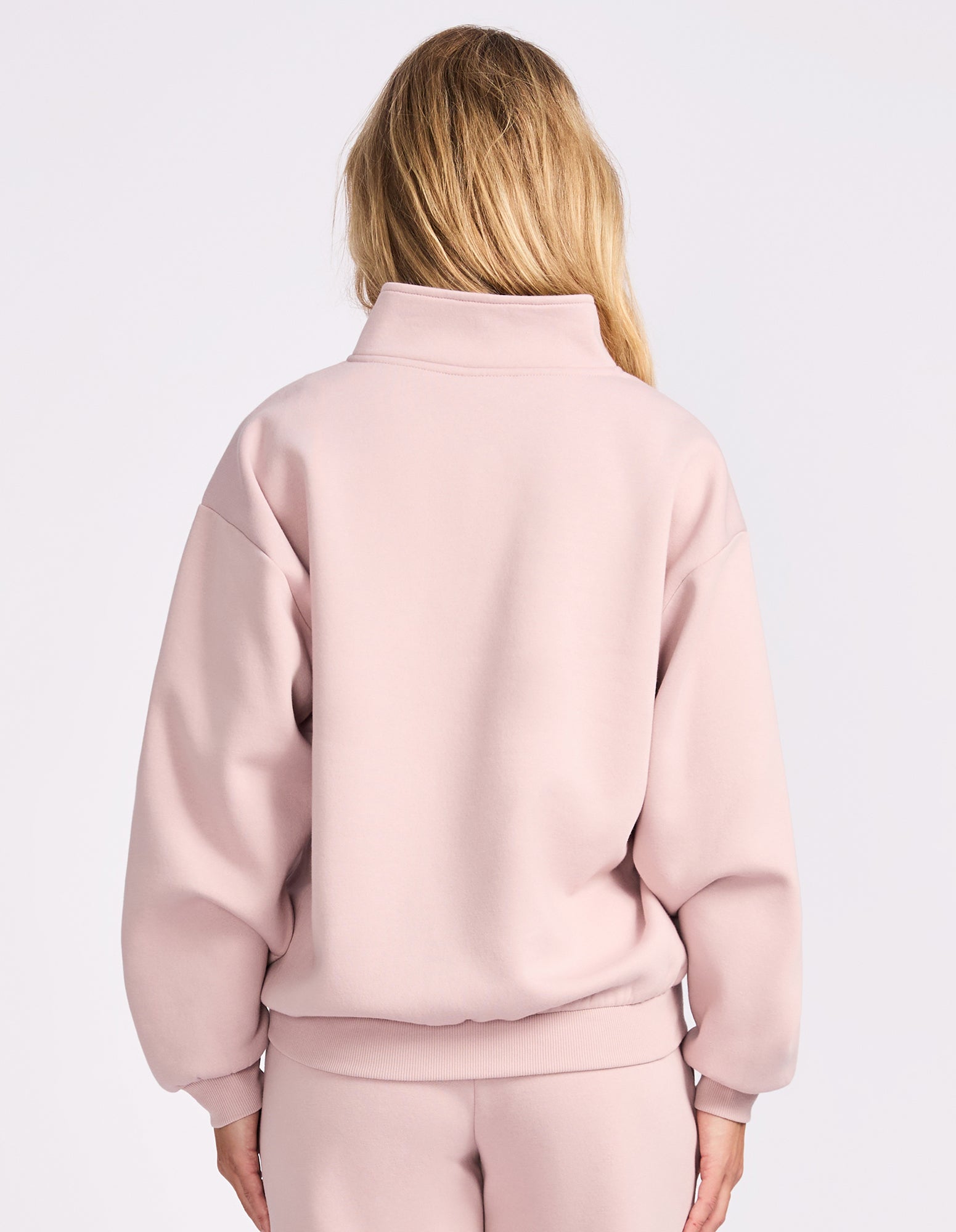 R Logo Women's Quarter Zip - Burnish Lilac