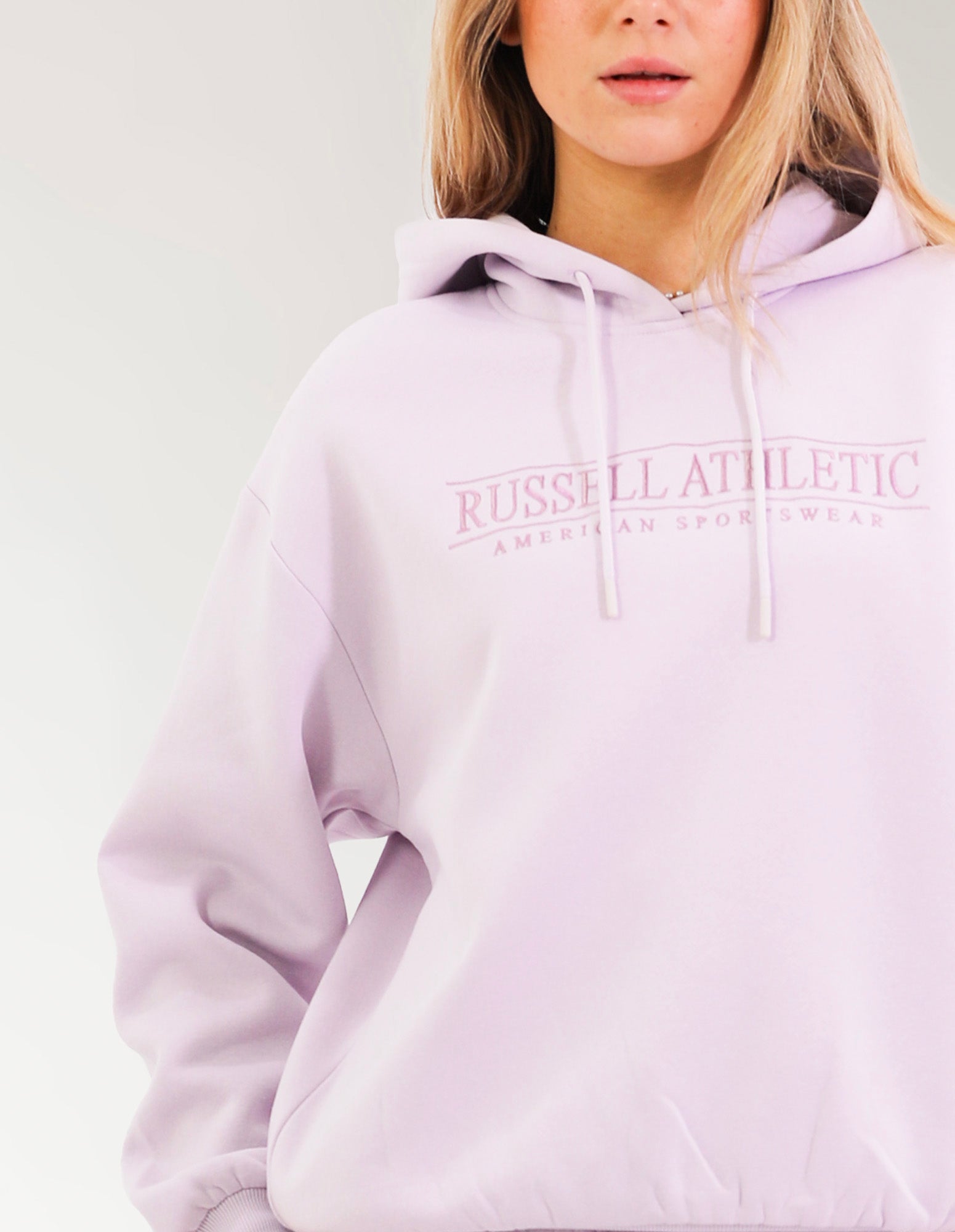 Russell Men's Authentic Hooded Sweatshirt - Premium 3-Layer Fabric, Fuchsia, Size XL