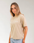 Russell Athletic Australia Louisa Women's T-Shirt - Brown Irish Cream True Since 1902