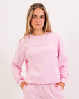 Women's Linear Crew - Pink Tulle