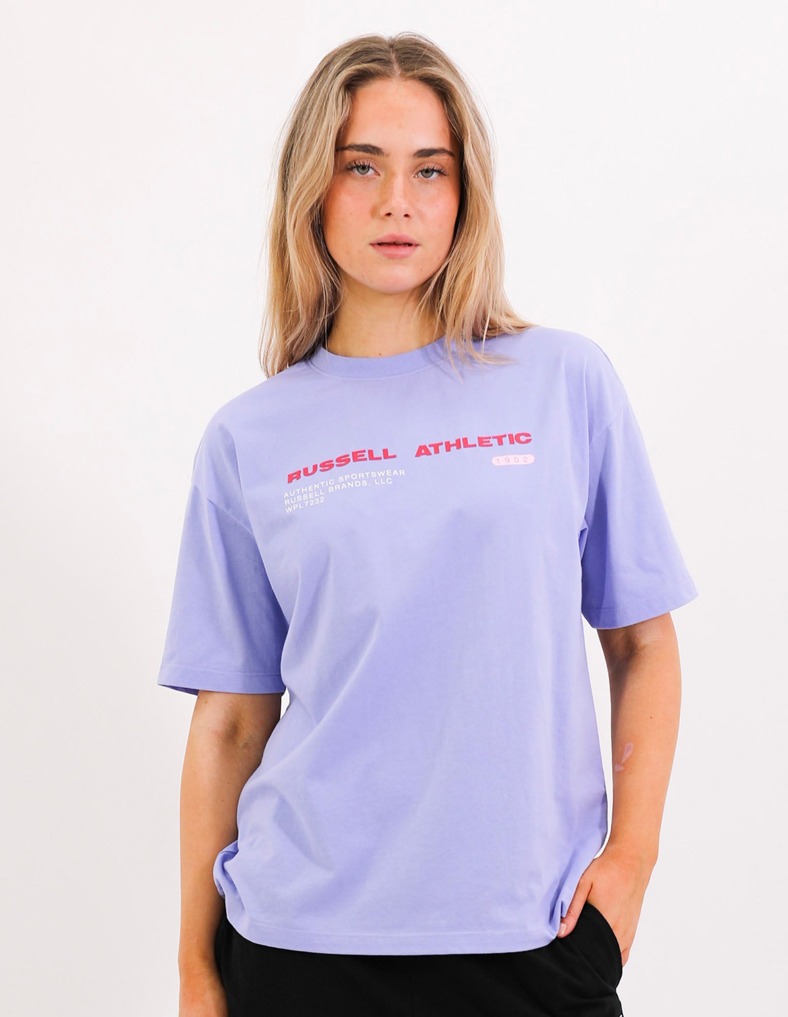 Women's Brand Tee - Pale Iris