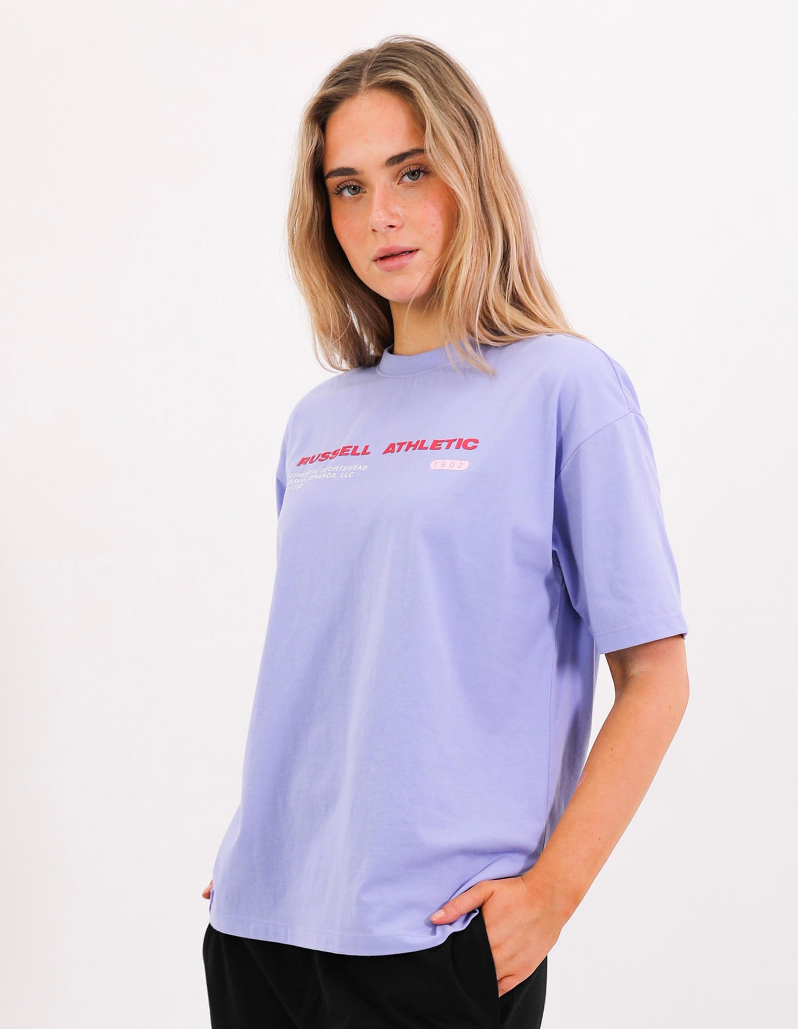 Women's Brand Tee - Pale Iris