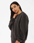 Women's R Tech Leisure Crew - Dark Grey
