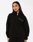 Women's R Tech Leisure Quarter Zip - Black