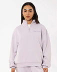 Russell Athletic Australia Women's R Tech Leisure Quarter Zip - Mauve True Since 1902