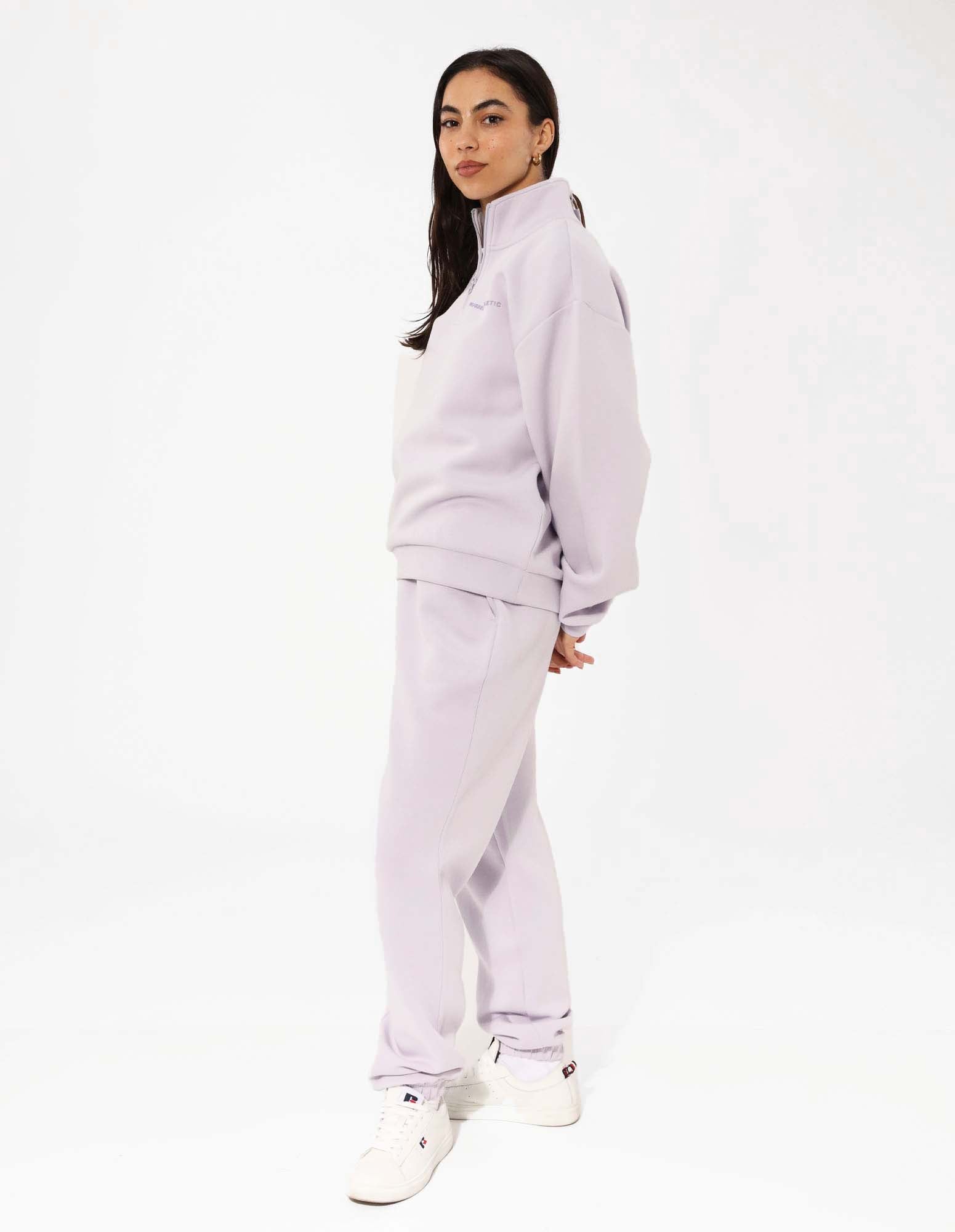 Russell Athletic Australia Women's R Tech Leisure Quarter Zip - Mauve True Since 1902