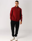 Russell Athletic Australia Men's R Logo Quarter Zip - Maroon True Since 1902