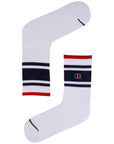 Essential Atlanta Fashion Socks - White/Navy