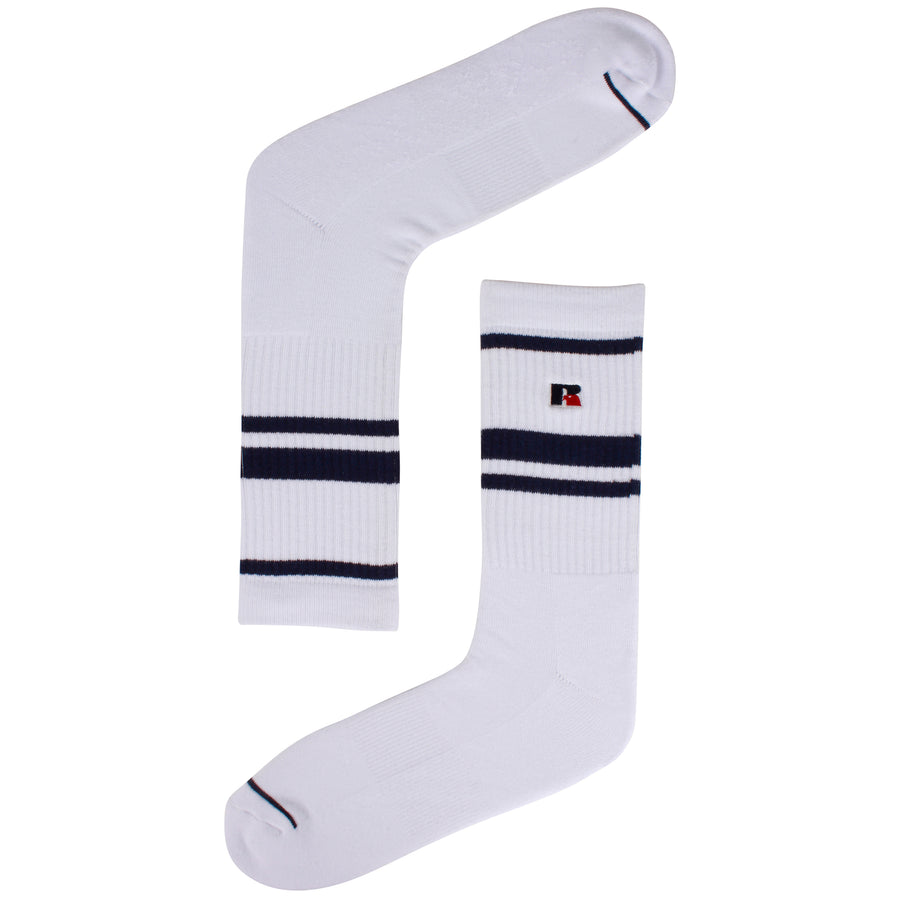 Kentucky Winter Socks - White/Navy