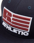 Patriot Logo Snap Back 3D Embroidered Cap - Navy