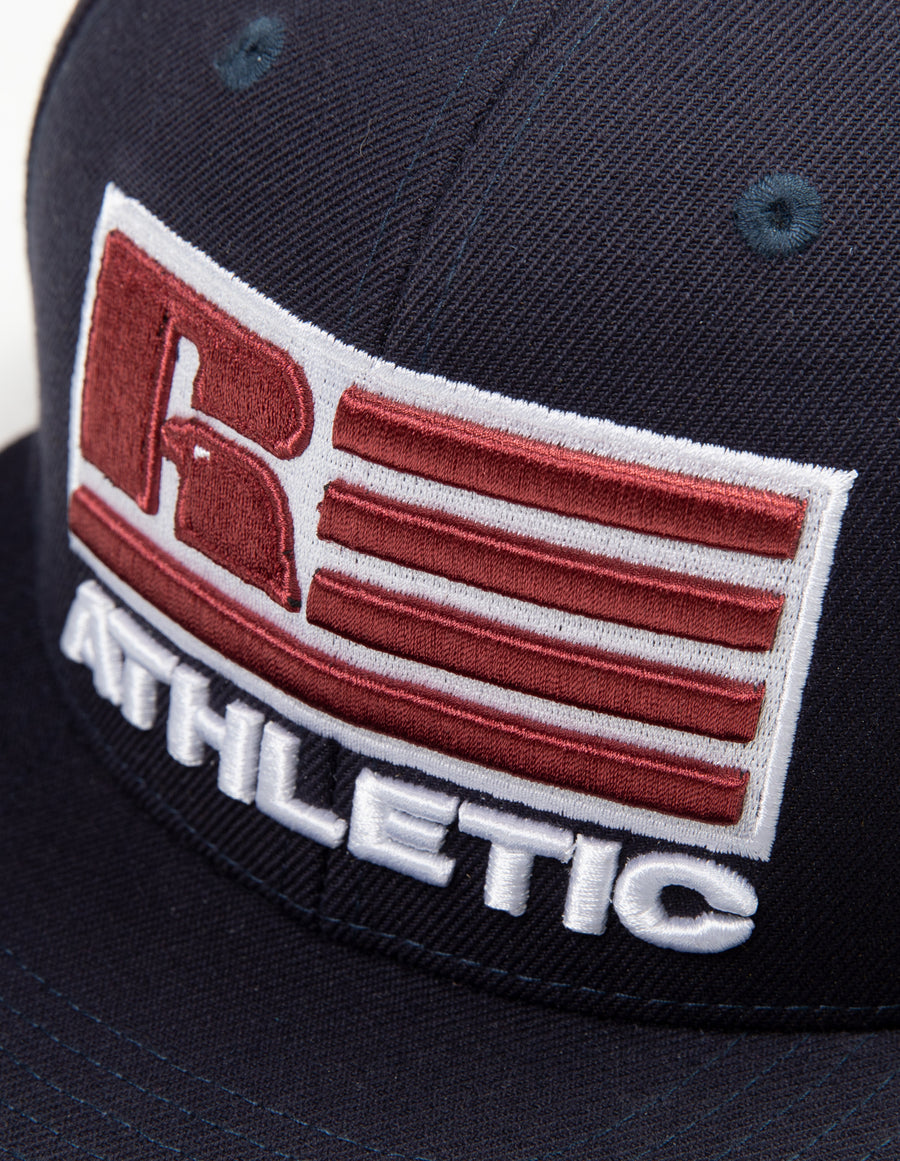 Patriot Logo Snap Back 3D Embroidered Cap - Navy