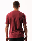 Russell Athletic Australia Men's R Logo Slouch Tee - Burnt Russet True Since 1902