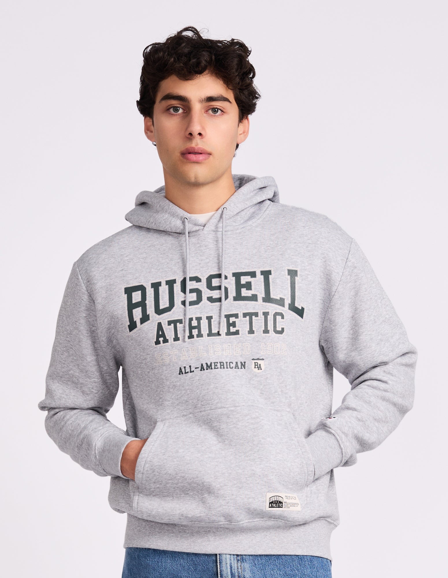All American Hoodie - Grey Marle