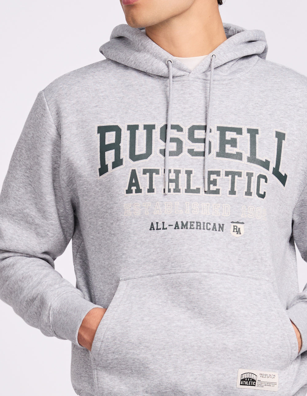 Russell Athletic Australia All American Hoodie - Grey Marle True Since 1902