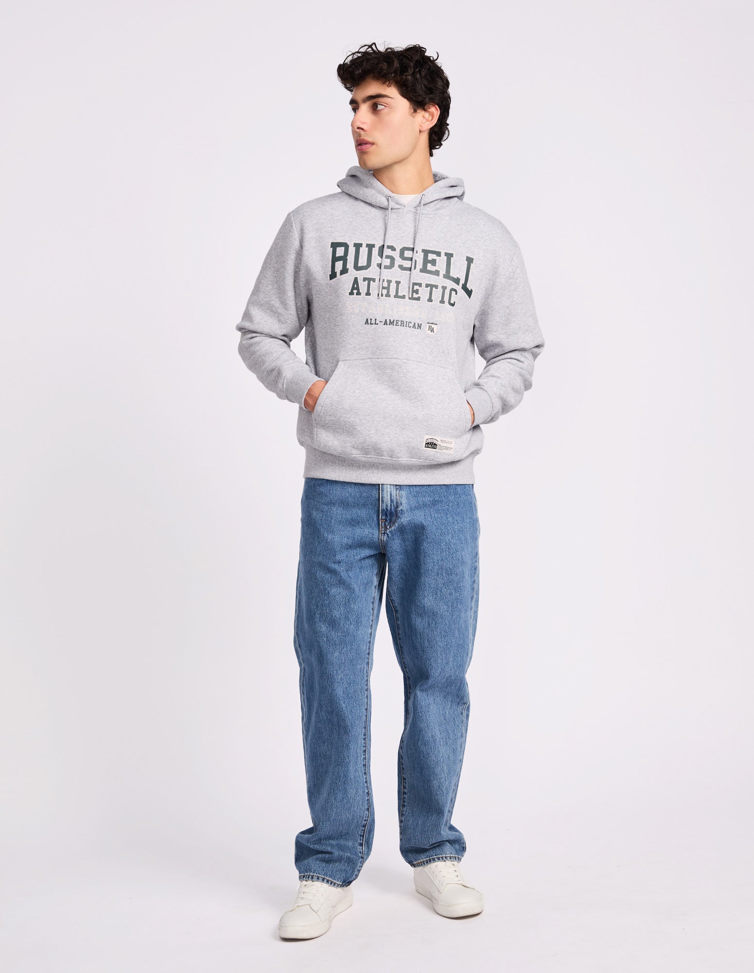 Russell Athletic Australia All American Hoodie - Grey Marle True Since 1902