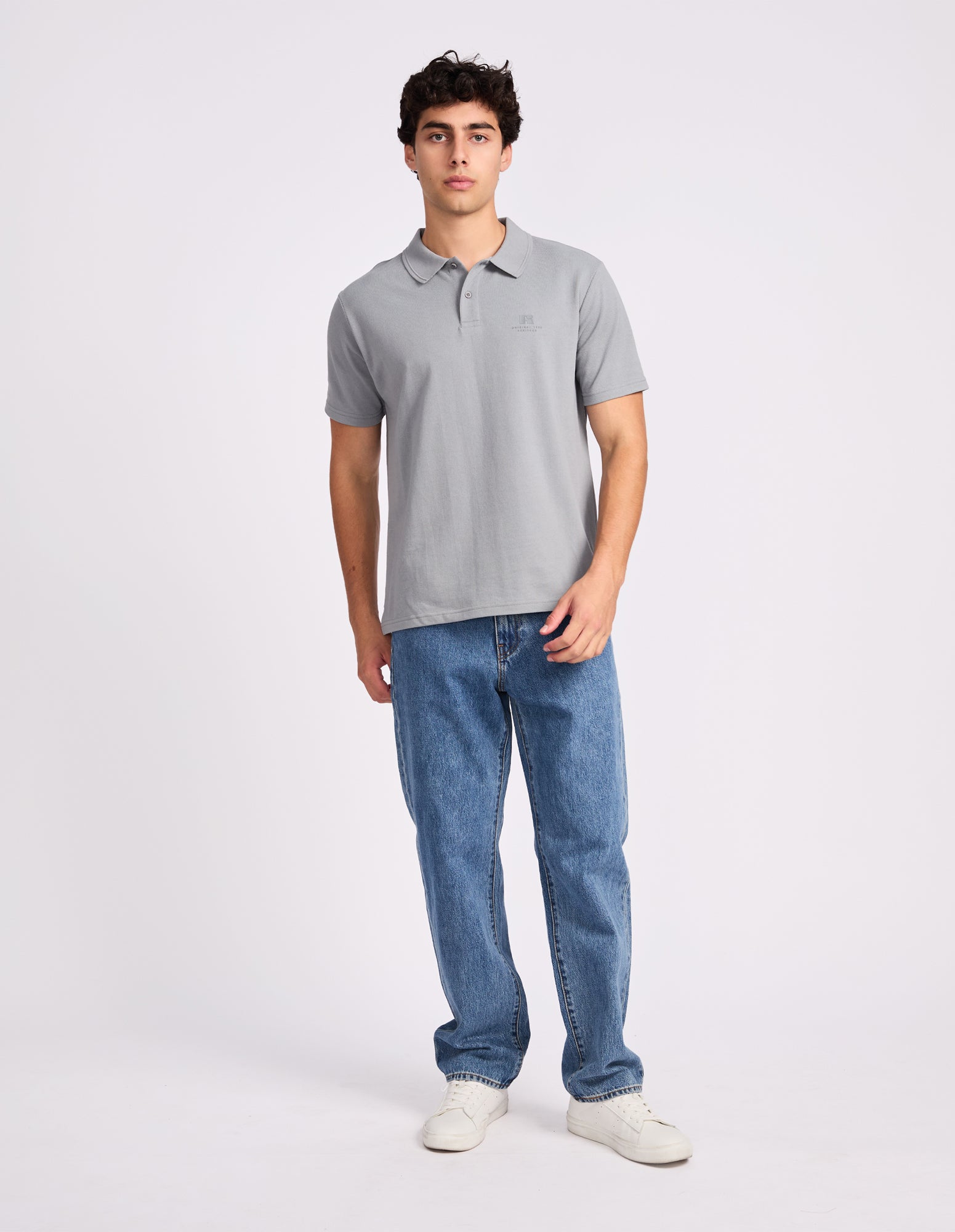 Brooklyn Pique Men's Polo - Ash