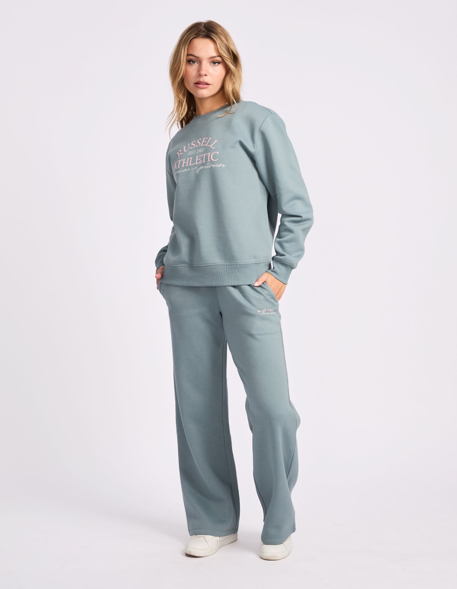 May Womens Crew - Foam Green