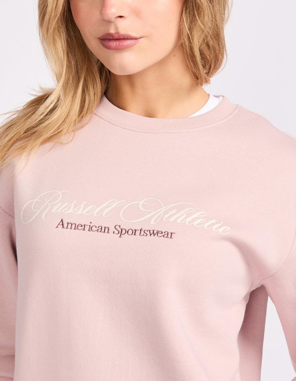 Russell Athletic Australia Somerset Women’s Crew - Burnish Lilac True Since 1902
