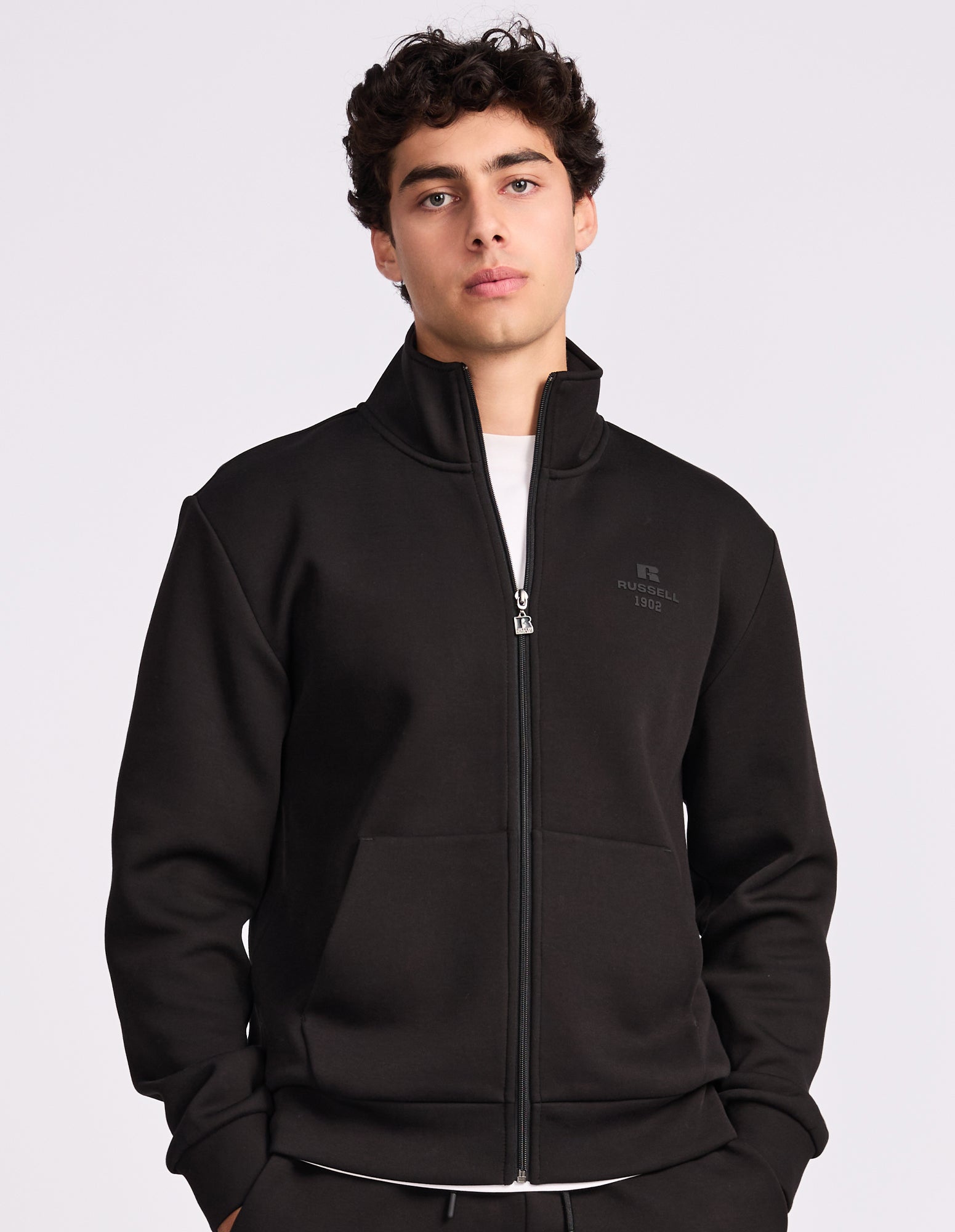 R Tech Leisure Men's Track Jacket - Black