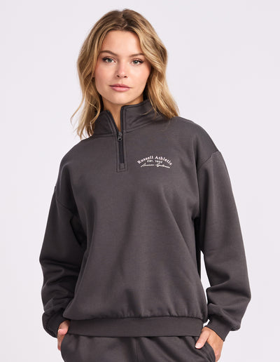 Lexington Women's Quarter Zip Sweat - Dark Grey