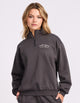 Lexington Women's Quarter Zip Sweat - Dark Grey
