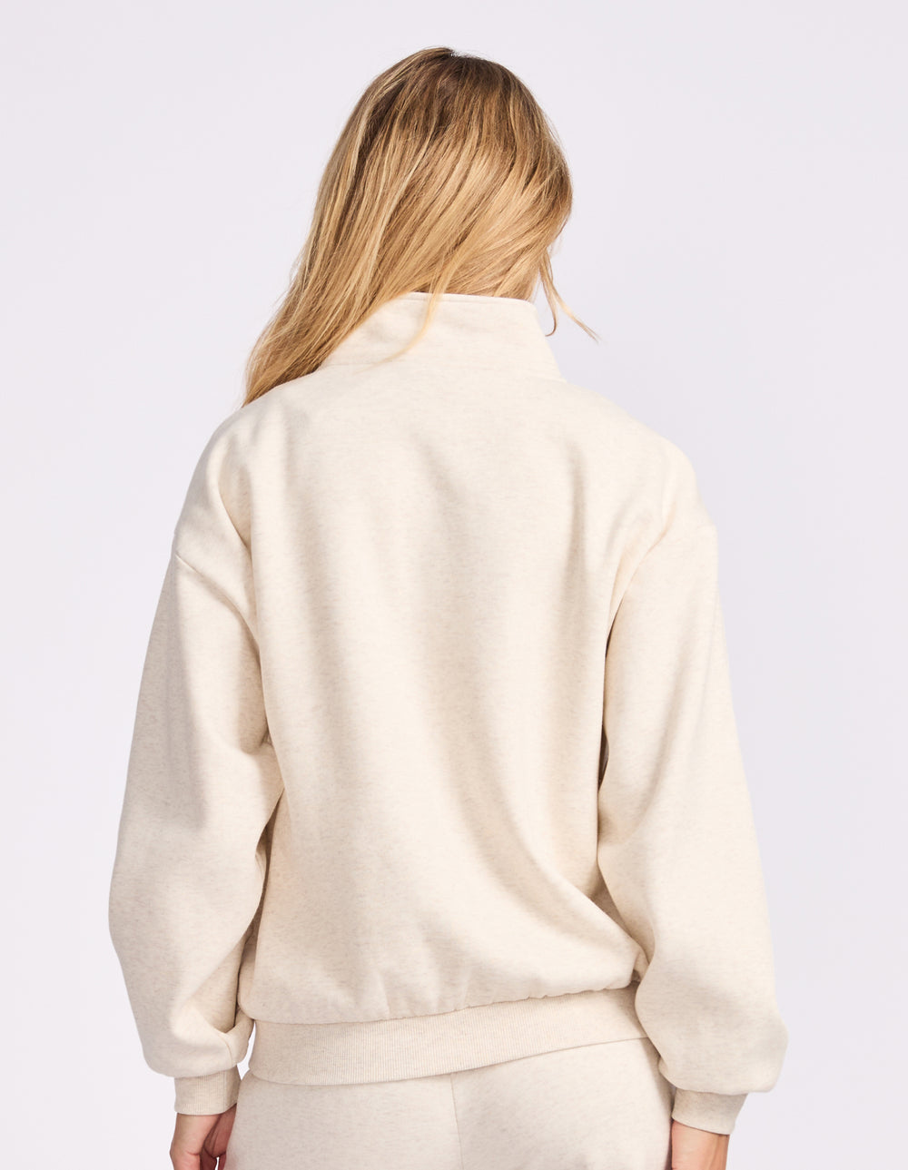Lexington Women's Quarter Zip Sweat - Oat Marle