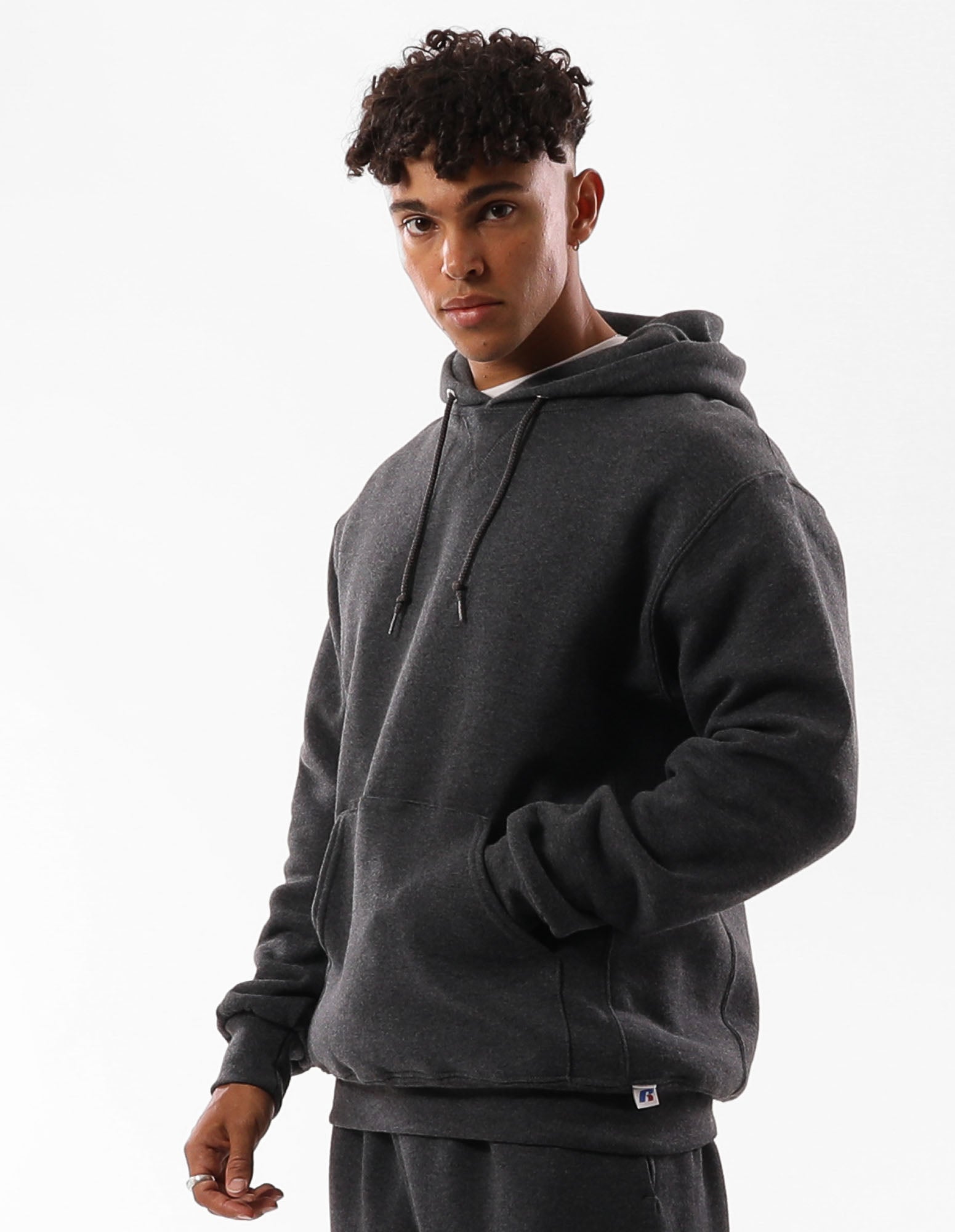 Russell Athletic Australia Unisex Dri-Power® Hoodie - Black Heather True Since 1902