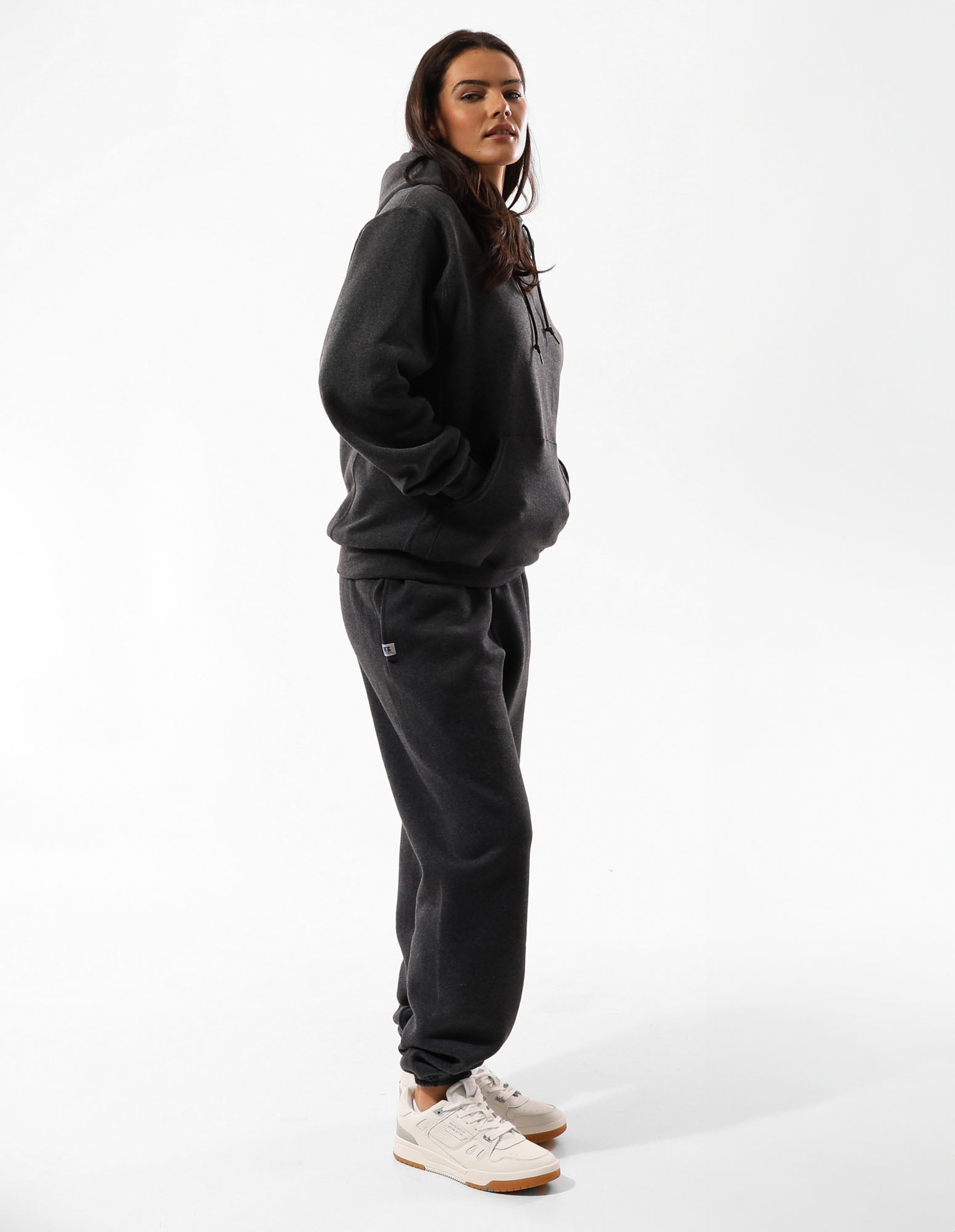Russell Athletic Australia Unisex Dri-Power® Hoodie - Black Heather True Since 1902