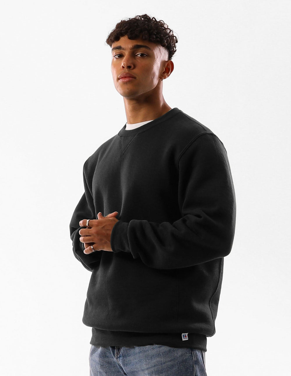 Russell Athletic Australia Unisex Dri-Power® Sweatshirt - Black True Since 1902