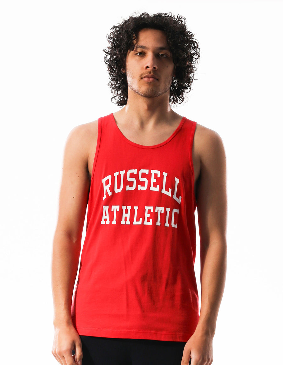 Russell Athletic Australia Men's Core Tank - Ember Red True Since 1902