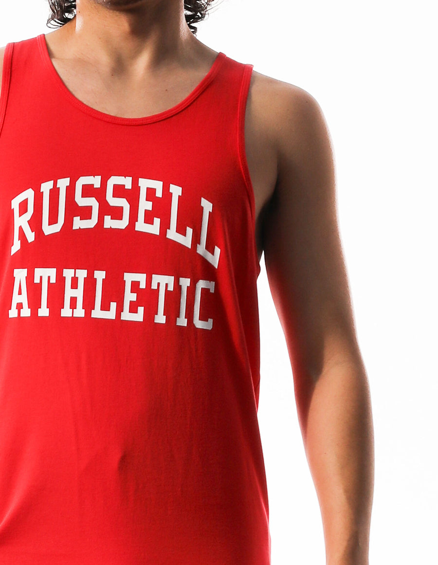 Russell Athletic Australia Men's Core Tank - Ember Red True Since 1902