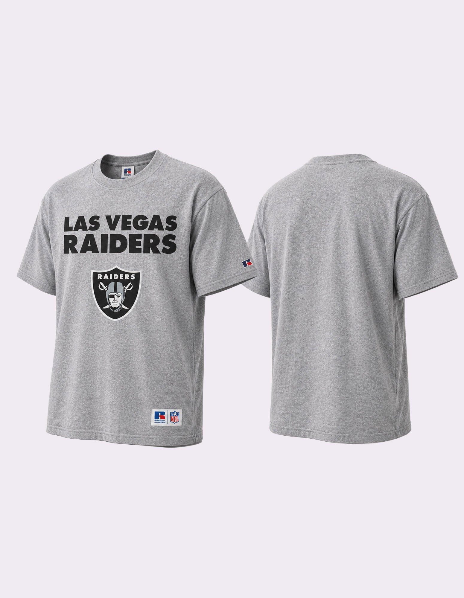 テツ Russell Athletic/ NFL 'RAIDERS' NFL Las Vegas Raiders Unisex Tee