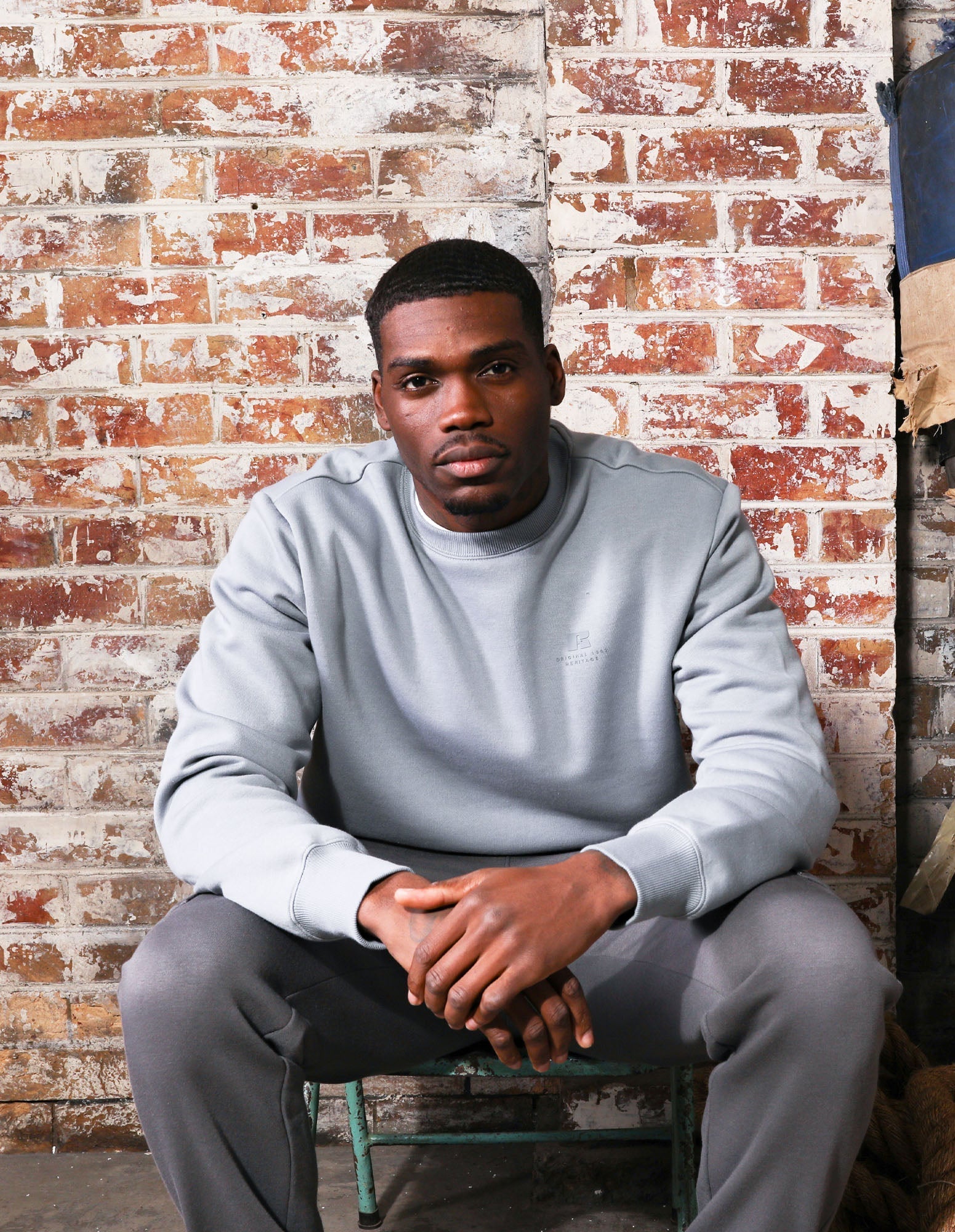 Russell Athletic Australia Men's R Tech Leisure Ash Grey Colour Crew True Since 1902