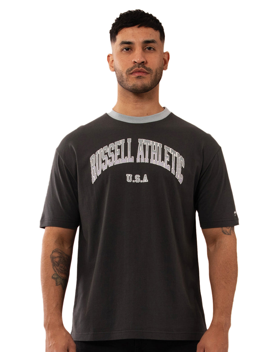 Russell Athletic Australia Arch Smudge Tee - Mud # 1