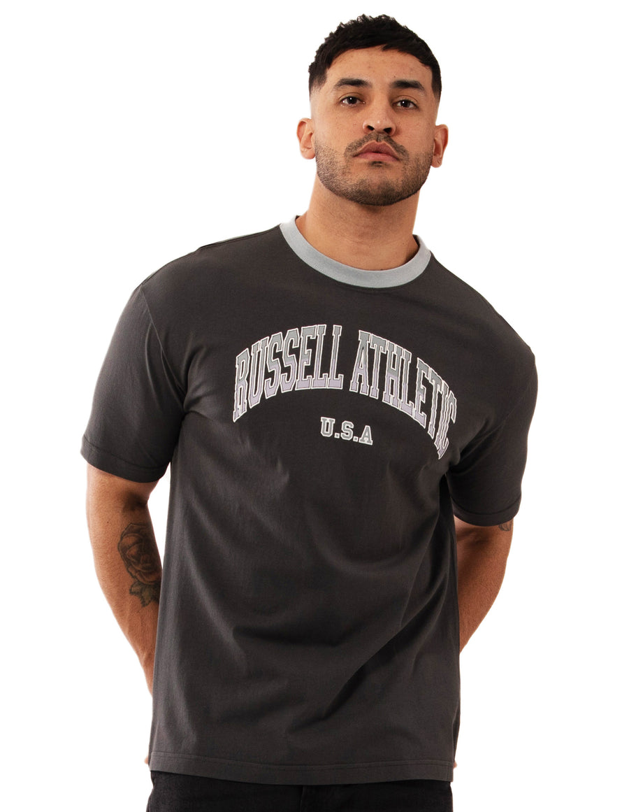 Russell Athletic Australia Arch Smudge Tee - Mud # 2