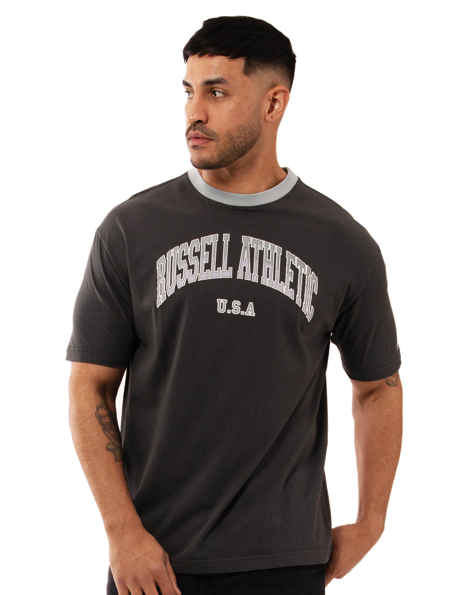 Russell Athletic Australia Arch Smudge Tee - Mud # 3