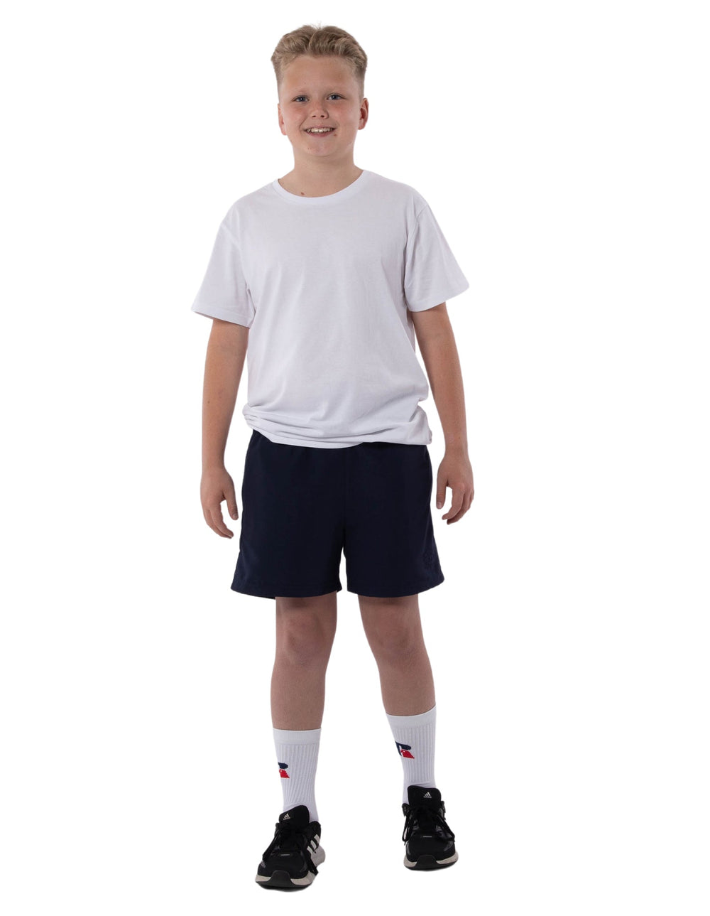 Russell Athletic Australia Kid's Core Unisex Youth Woven Short - Navy True Since 1902