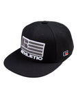 Russell Athletic Australia Patriot Logo Snap Back 3D Embroidered Cap - Black True Since 1902