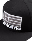 Russell Athletic Australia Patriot Logo Snap Back 3D Embroidered Cap - Black True Since 1902