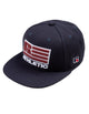 Patriot Logo Snap Back 3D Embroidered Cap - Navy