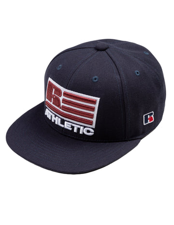 Russell Athletic Australia Patriot Logo Snap Back 3D Embroidered Cap - Navy True Since 1902