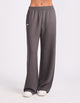 Miranda Open Leg Women's Trackpant - Dark Grey