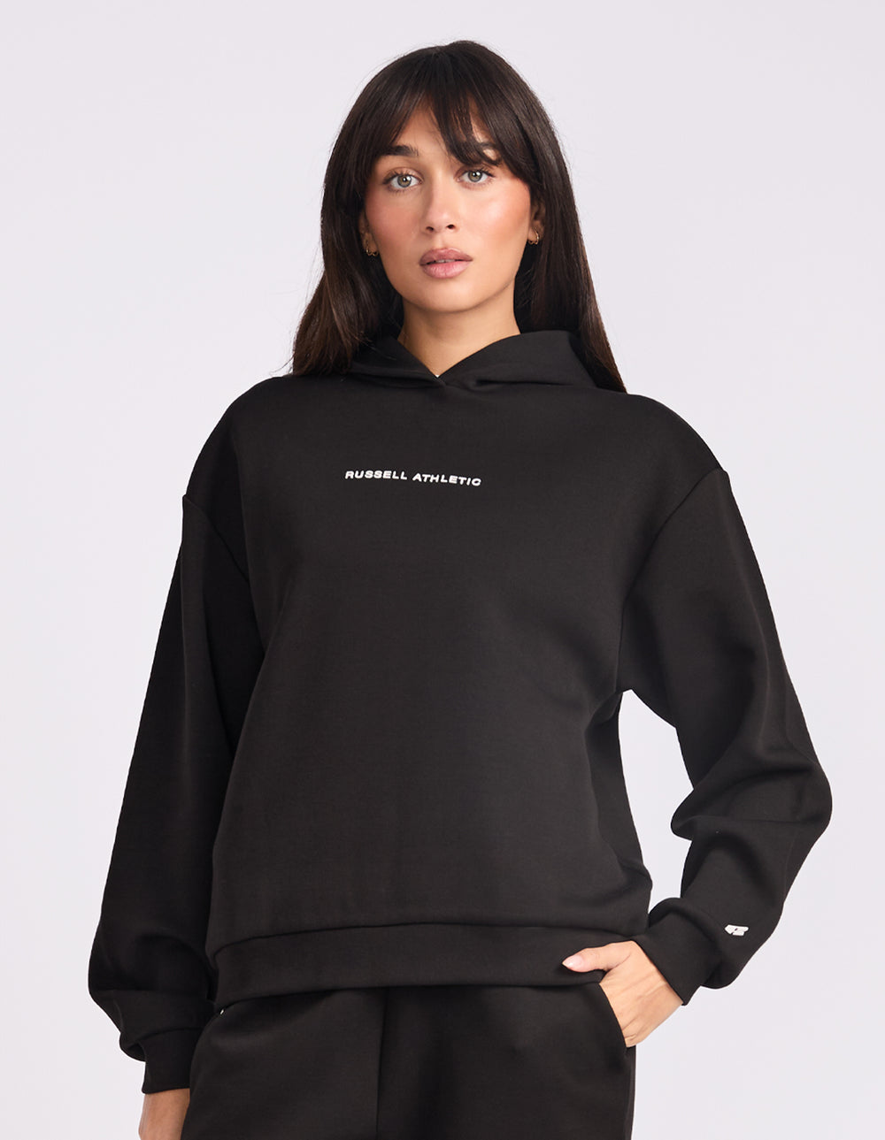 Russell Athletic Australia R Tech Leisure Women's Hoodie - Black True Since 1902