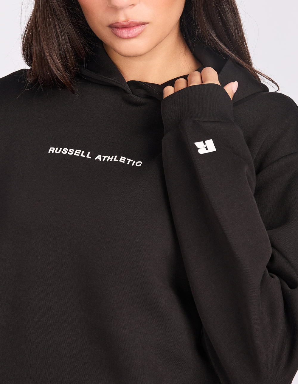 Russell Athletic Australia R Tech Leisure Women's Hoodie - Black True Since 1902