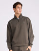 R Tech Leisure Men's Quarter Zip - Military