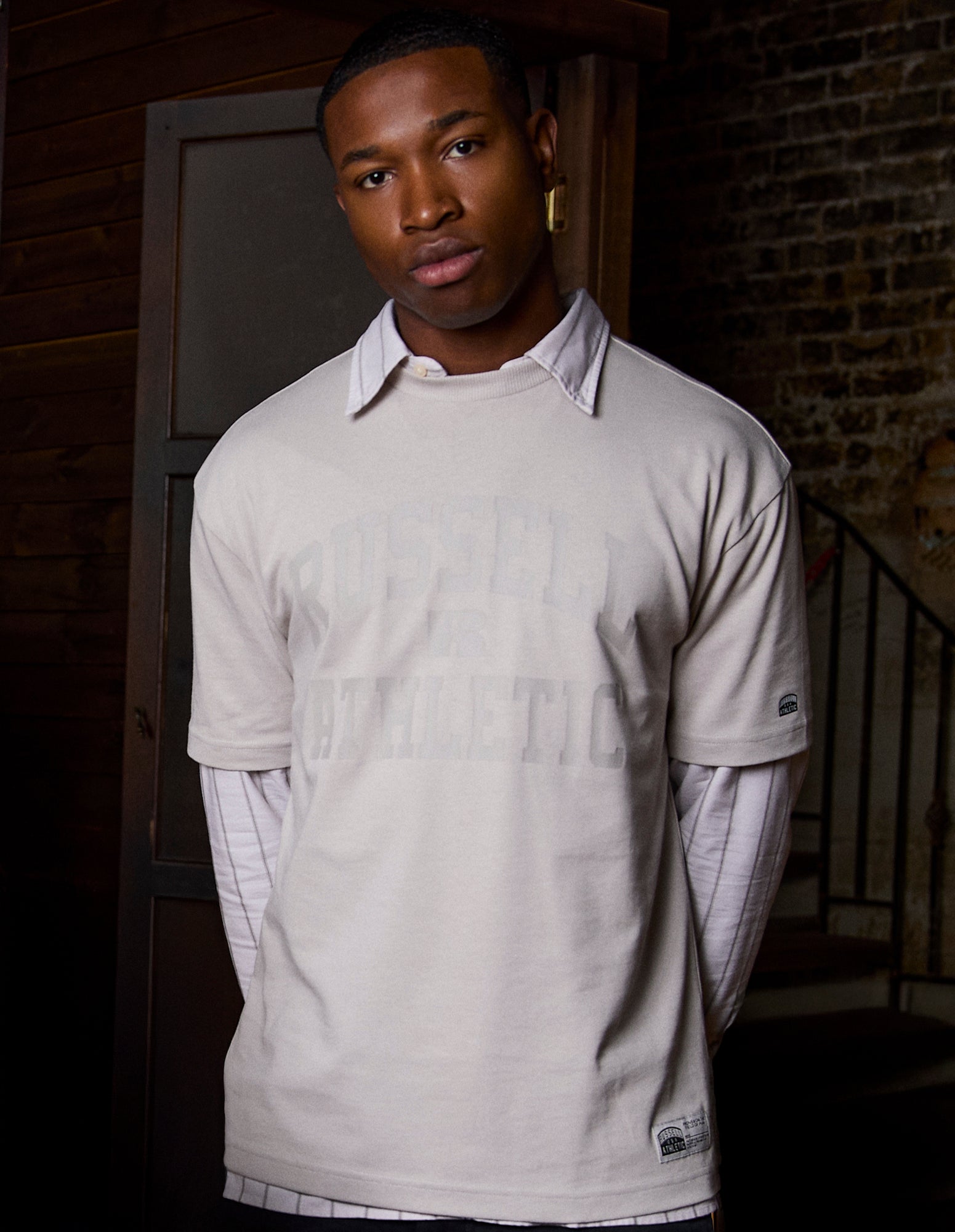 Eagle Arch Heavyweight Men's Tee - Antarctica