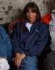 R Logo Women's Quarter Zip - Michigan Navy