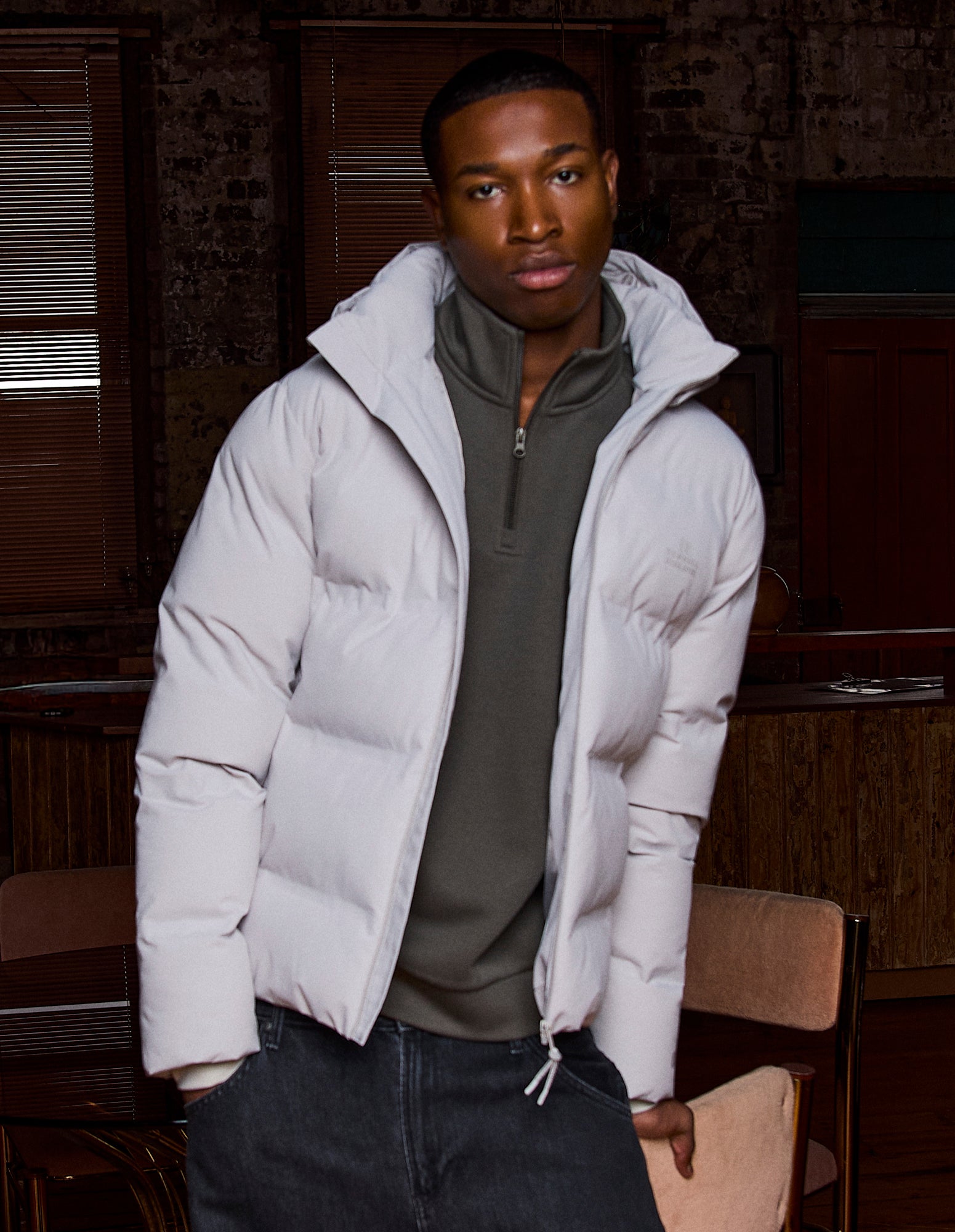 Bronx Mens Puffer Jacket - Antarctica