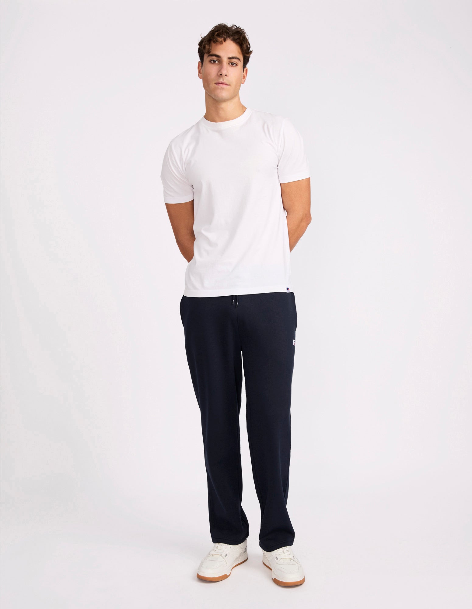 Men's R Logo Straight Leg Track Pants - Michigan Navy