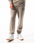 Men's Distressed Arch Track Pants - Tannin - Image 